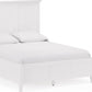 Grace Full-size Three Panel Bed in Snowfall White