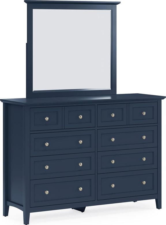Grace Wall or Dresser Mirror in Blueberry
