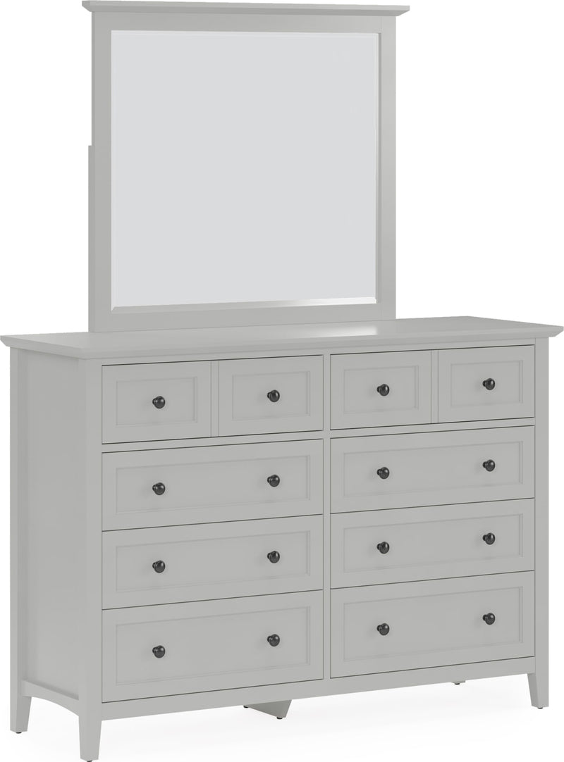 Grace Wall or Dresser Mirror in Elephant Grey