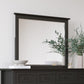 Grace Wall or Dresser Mirror in Raven Black
