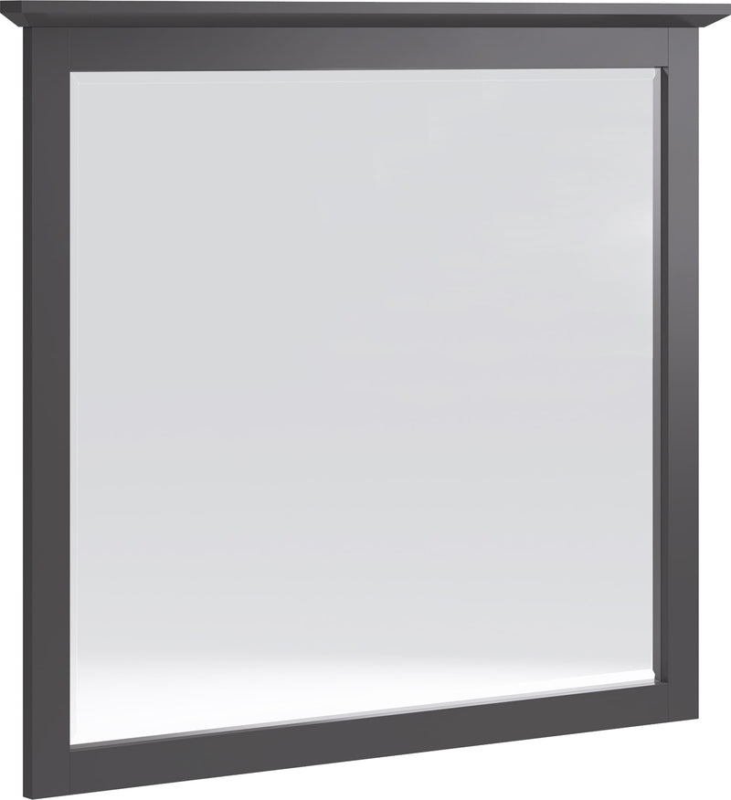 Grace Wall or Dresser Mirror in Raven Black