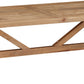 Harby Reclaimed Wood Rectangular Coffee Table in Rustic Tawny