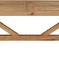 Harby Reclaimed Wood Rectangular Coffee Table in Rustic Tawny