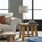 Harby Reclaimed Wood Square Side Table in Rustic Tawny