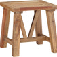 Harby Reclaimed Wood Square Side Table in Rustic Tawny