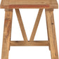 Harby Reclaimed Wood Square Side Table in Rustic Tawny