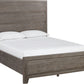 Hearst Solid Wood Full-Size Panel Bed in Sahara Tan