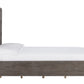Hearst Solid Wood Full-Size Panel Bed in Sahara Tan