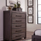 Heath Five Drawer Chest in Basalt Grey (2024)
