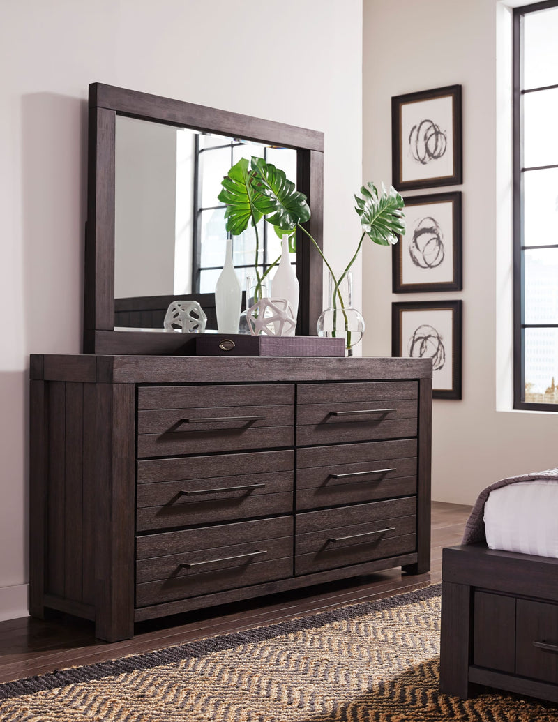 Heath Six Drawer Dresser in Basalt Grey (2024)