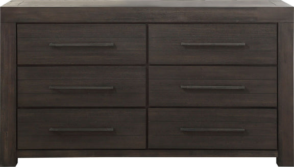 Heath Six Drawer Dresser in Basalt Grey (2024)