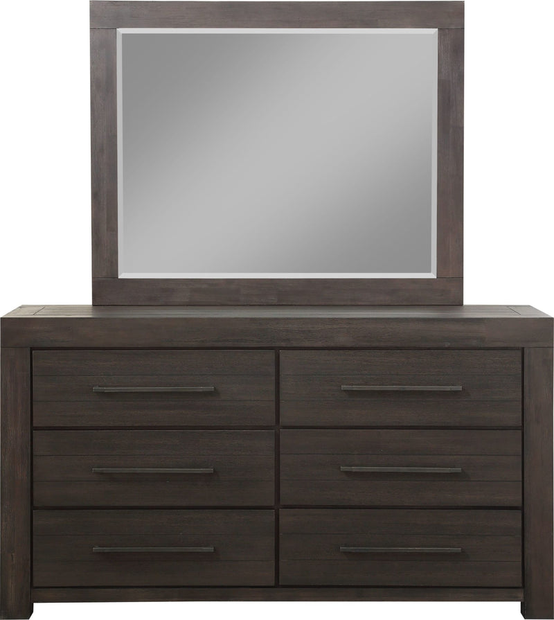 Heath Six Drawer Dresser in Basalt Grey (2024)