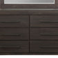 Heath Six Drawer Dresser in Basalt Grey (2024)