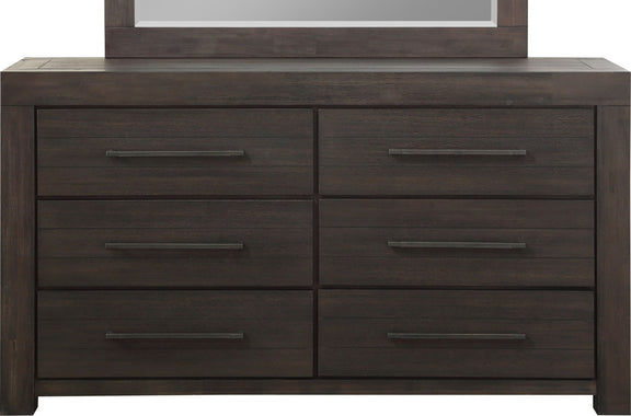 Heath Six Drawer Dresser in Basalt Grey (2024)