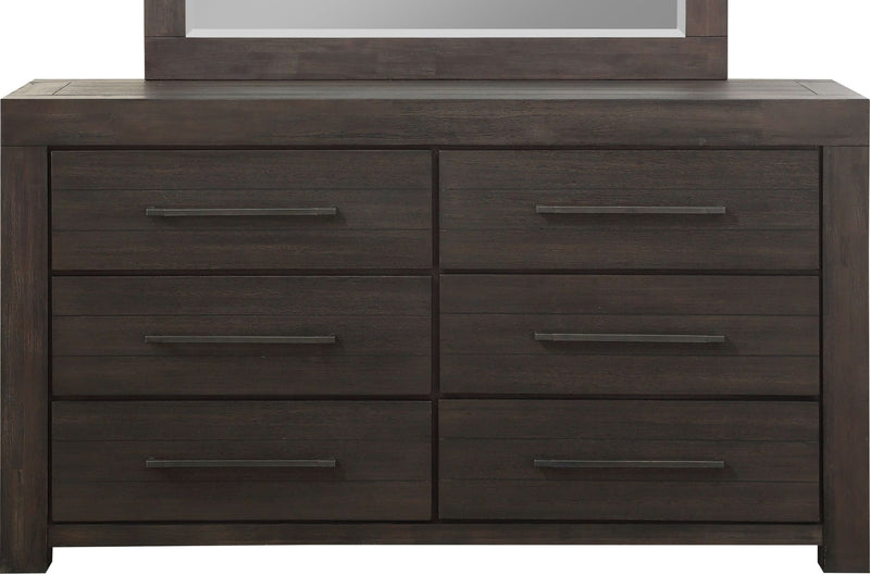 Heath Six Drawer Dresser in Basalt Grey (2024)
