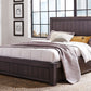 Heath Full-Size Platform Bed in Basalt Grey