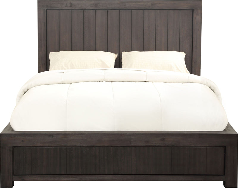 Heath Full-Size Platform Bed in Basalt Grey