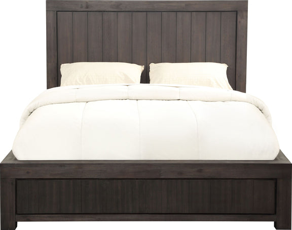 Heath Queen-Size Platform Bed in Basalt Grey