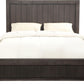 Heath California King-Size Platform Bed in Basalt Grey