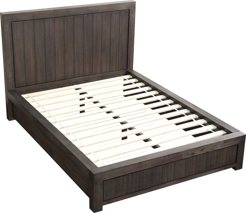 Heath Queen-Size Platform Bed in Basalt Grey