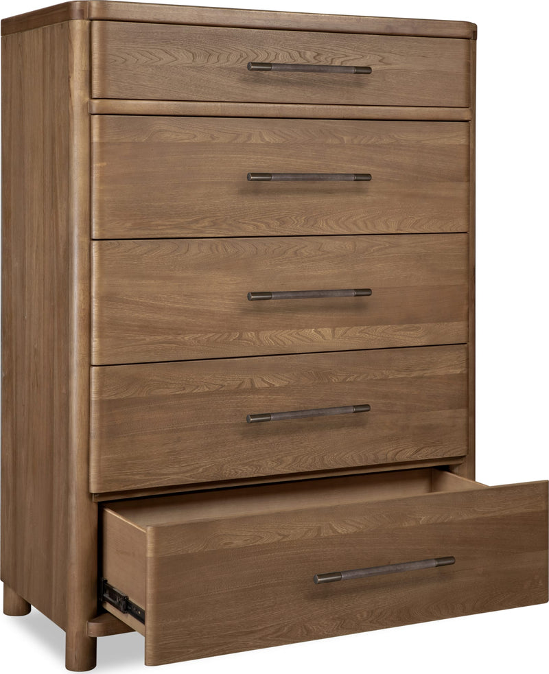 Hollis 5 Drw Chest - Cabin Glw