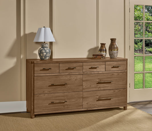 Hollis 8 Drw Dresser - Cbn Glw