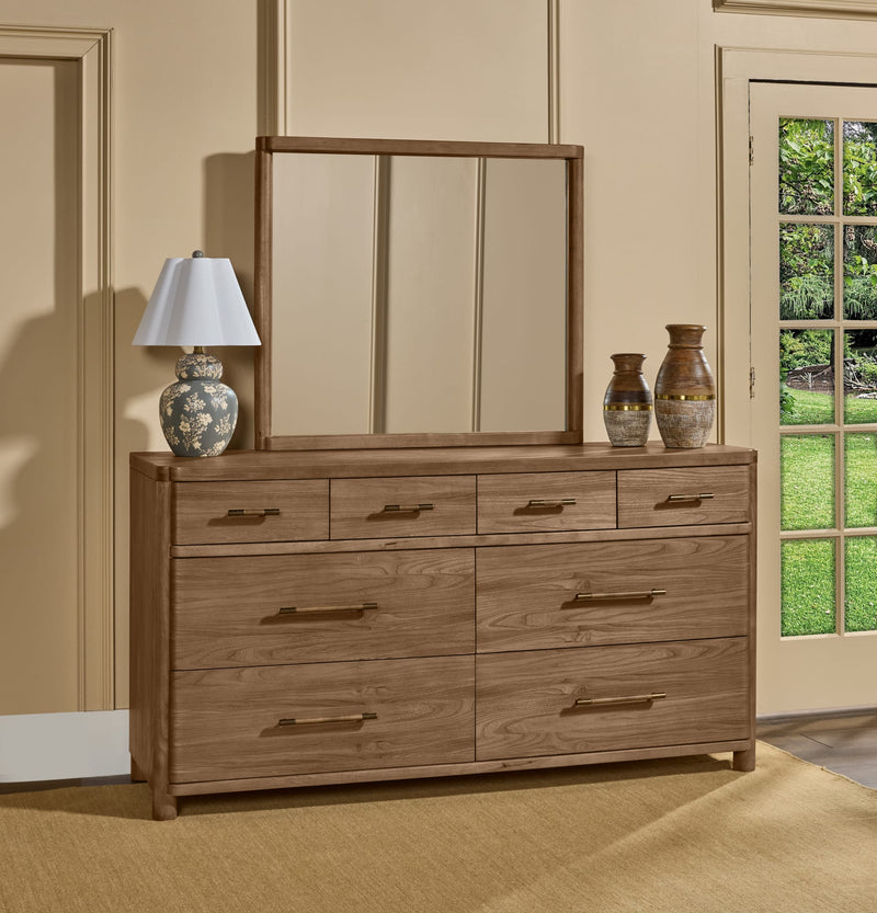 Hollis 8 Drw Dresser - Cbn Glw