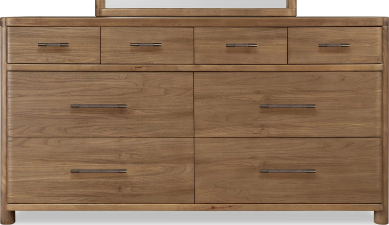 Hollis 8 Drw Dresser - Cbn Glw