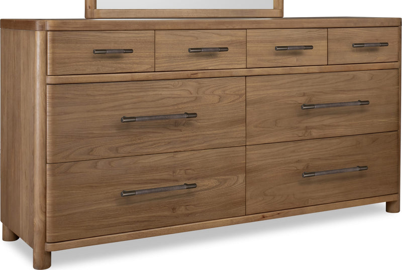 Hollis 8 Drw Dresser - Cbn Glw