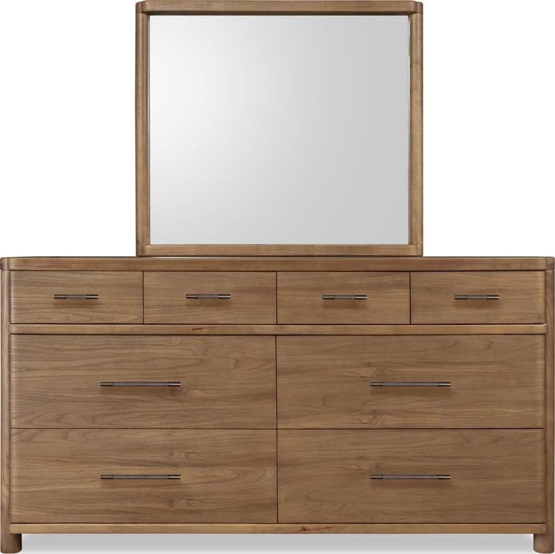 Hollis 8 Drw Dresser - Cbn Glw
