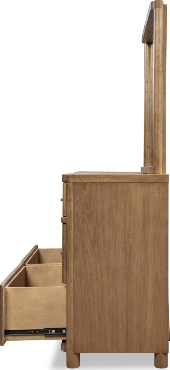 Hollis 8 Drw Dresser - Cbn Glw