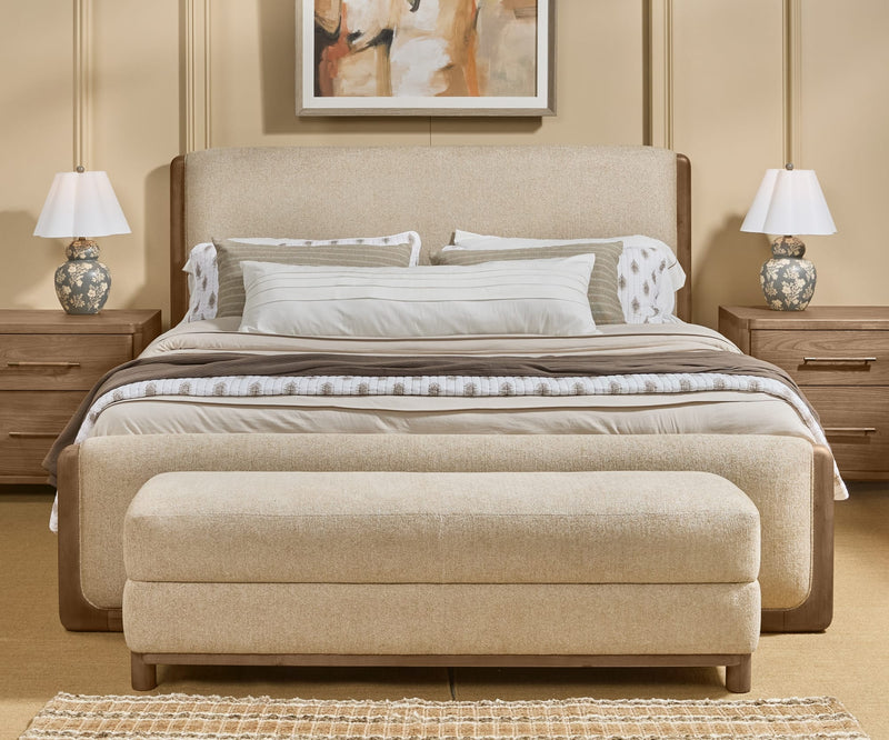 Hollis Uph CK Bed - Swtr/C Glw