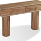 Juba Walnut Console Table in Mongoose