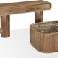 Juba Walnut Console Table in Mongoose