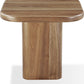 Juba Walnut End Table in Mongoose