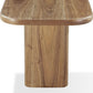 Juba Walnut End Table in Mongoose