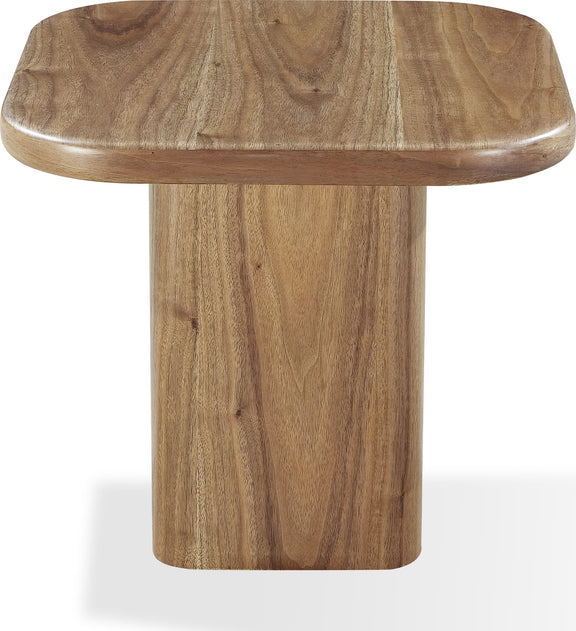 Juba Walnut End Table in Mongoose