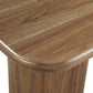 Juba Walnut End Table in Mongoose