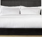 Kentfield Solid Wood King-Size Platform Bed in Black Drifted Oak