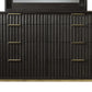 Kentifield Solid Wood Eight Drawer Dresser in Black Drifted Oak (2024)
