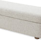 Kiki Upholstered Hinged Storage Bench in Cotton Ball Boucle (2026)