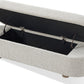 Kiki Upholstered Hinged Storage Bench in Cotton Ball Boucle (2026)
