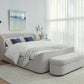 Kiki Upholstered Hinged Storage Bench in Cotton Ball Boucle (2026)