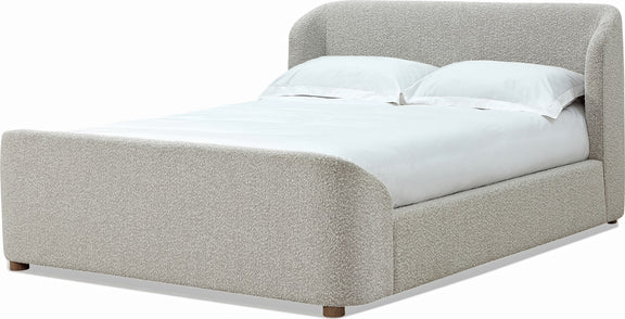 Kiki Full-size Upholstered Platform Bed in Cotton Ball Boucle (2026)