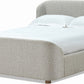Kiki King-size Upholstered Platform Bed in Cotton Ball Boucle (2026)