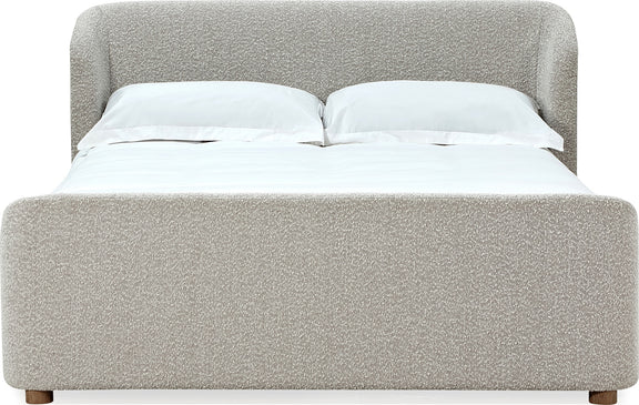 Kiki King-size Upholstered Platform Bed in Cotton Ball Boucle (2026)