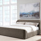 Kiki King-size Upholstered Platform Bed in Pumpernickel Boucle (2026)