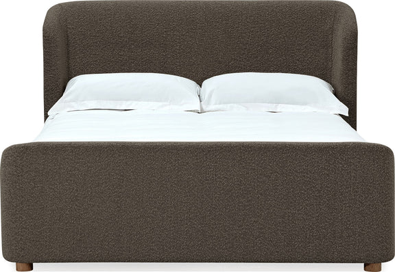 Kiki Full-size Upholstered Platform Bed in Pumpernickel Boucle (2026)