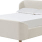 Kiki Upholstered Platform Bed in Whipped Honey Linen (2026)
