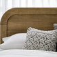 Kione California King-size Acacia Wood Platform Bed in Lioness